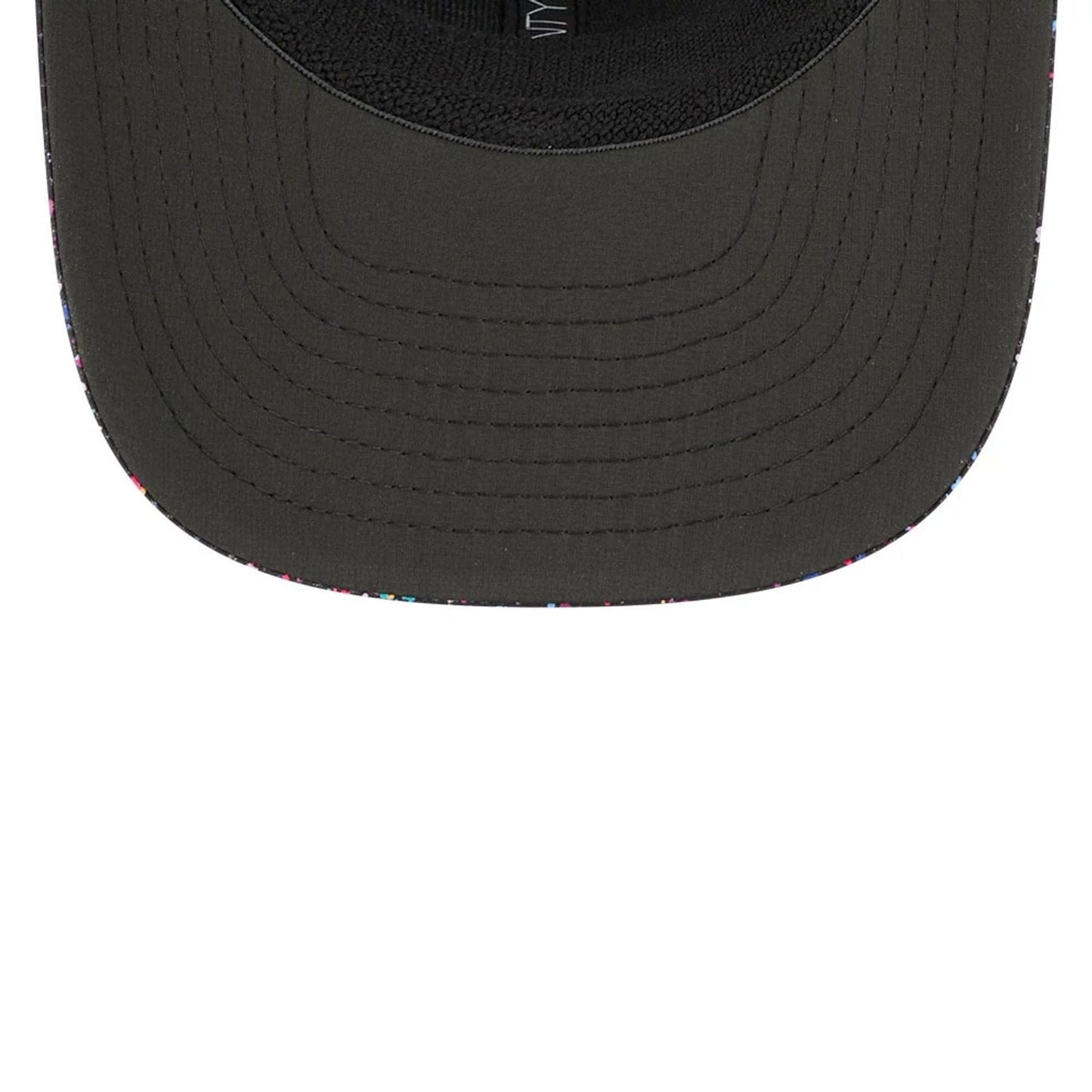 This is a Cleveland Browns NFL Crucial Catch 2025 Black 9SEVENTY Stretch Snap Adjustable Cap 7