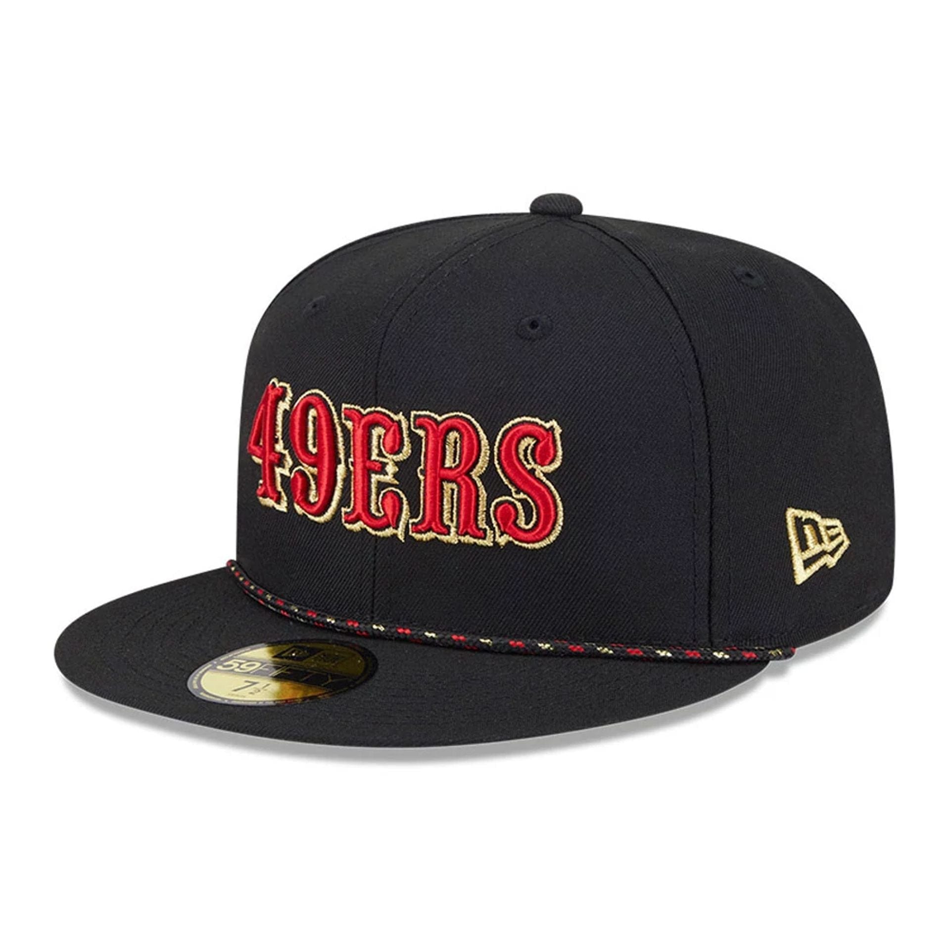 This is a San Francisco 49ers NFL Rivalry 2025 Red 59FIFTY Fitted Cap 3