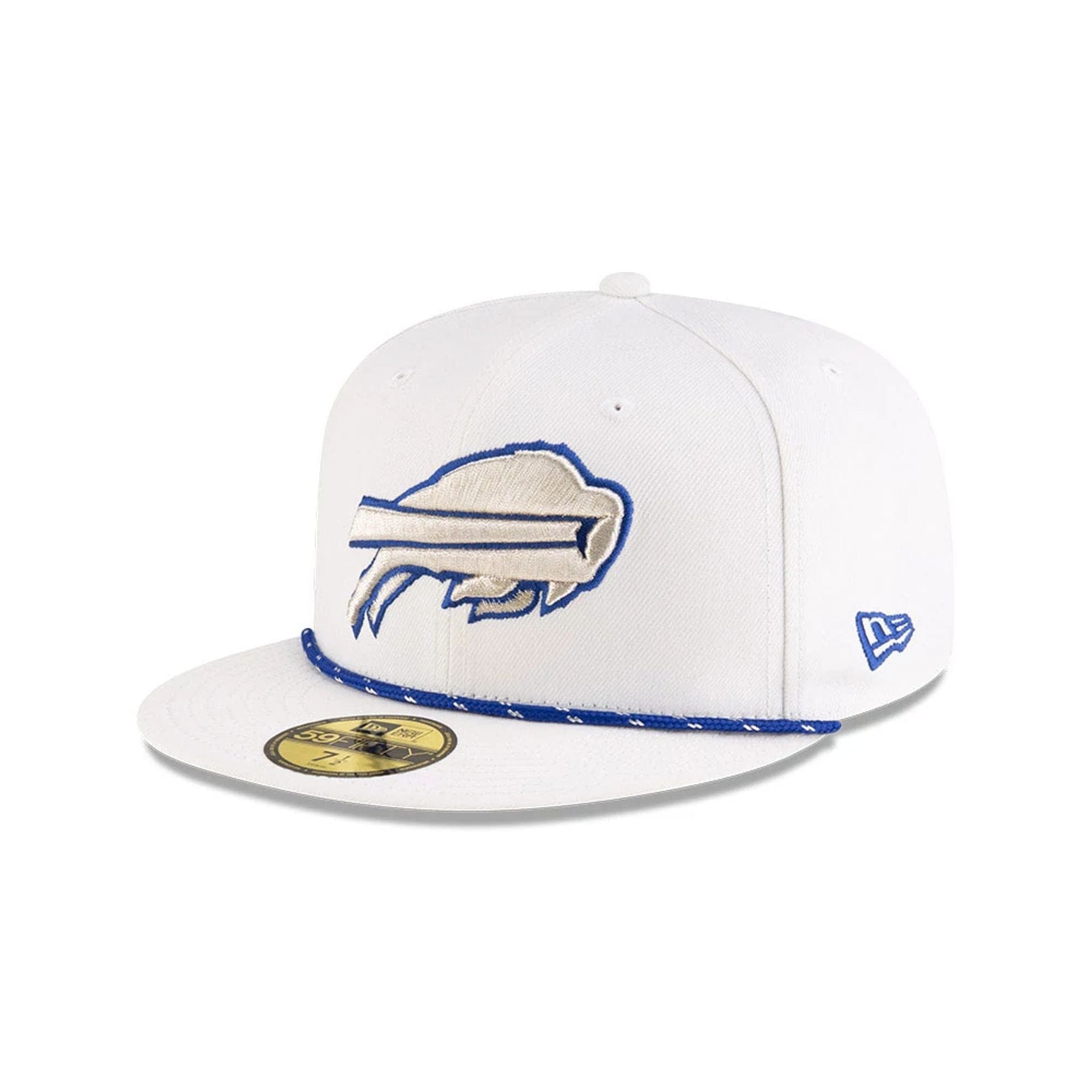 This is a Buffalo Bills NFL Rivalry 2025 White 59FIFTY Fitted Cap 4
