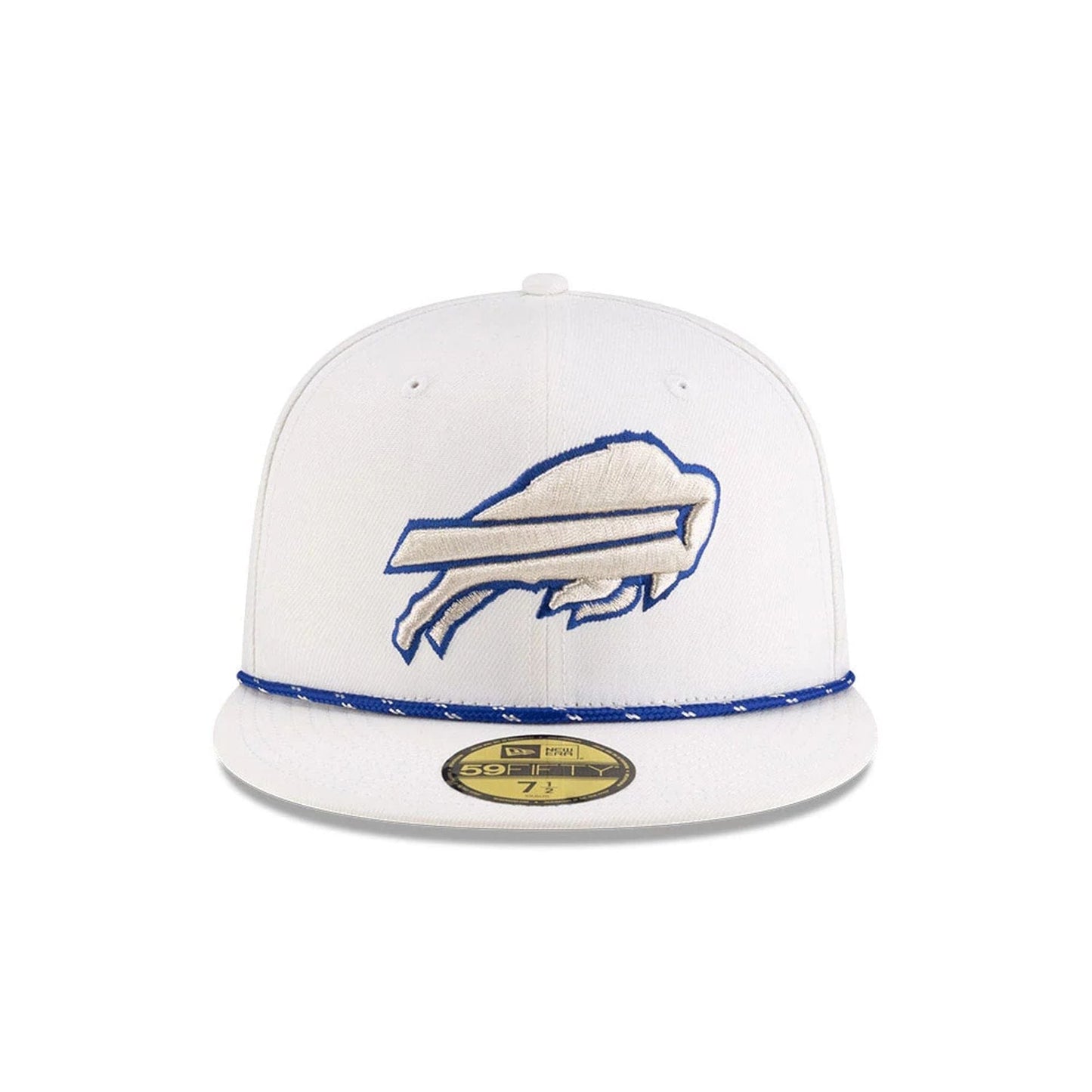 This is a Buffalo Bills NFL Rivalry 2025 White 59FIFTY Fitted Cap 3