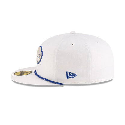 This is a Buffalo Bills NFL Rivalry 2025 White 59FIFTY Fitted Cap 6