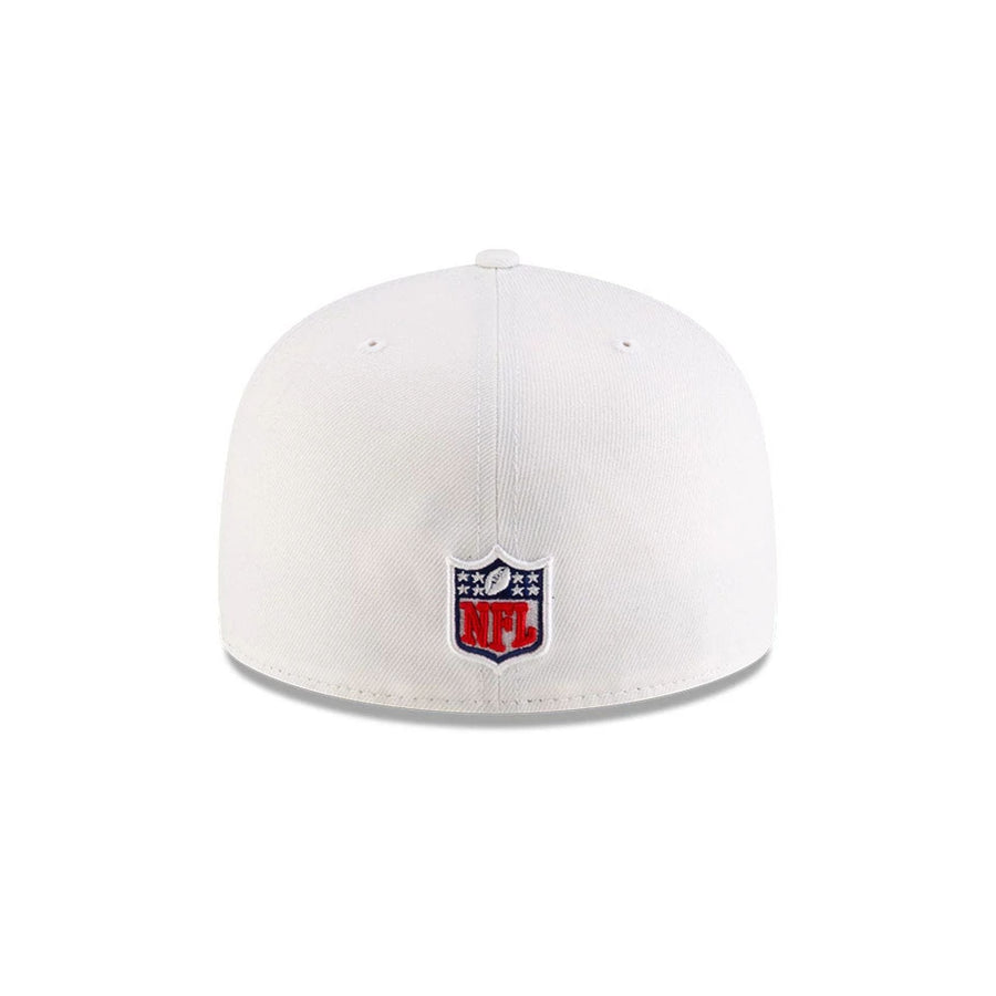 This is a Buffalo Bills NFL Rivalry 2025 White 59FIFTY Fitted Cap 7