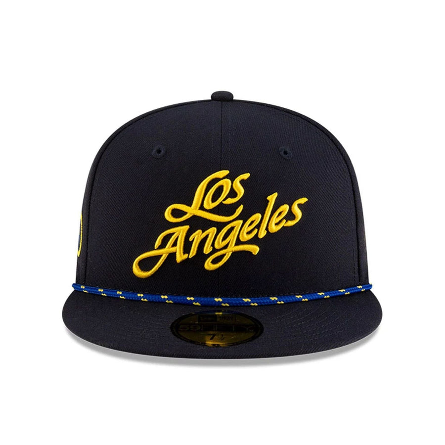 This is a LA Rams NFL Rivalry 2025 Dark Blue 59FIFTY Fitted Cap 3