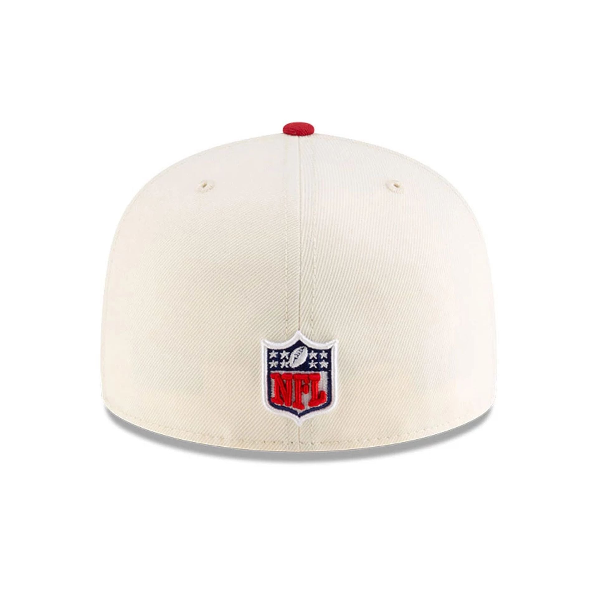 This is a Arizona Cardinals NFL Rivalry 2025 Cream 59FIFTY Fitted Cap 7