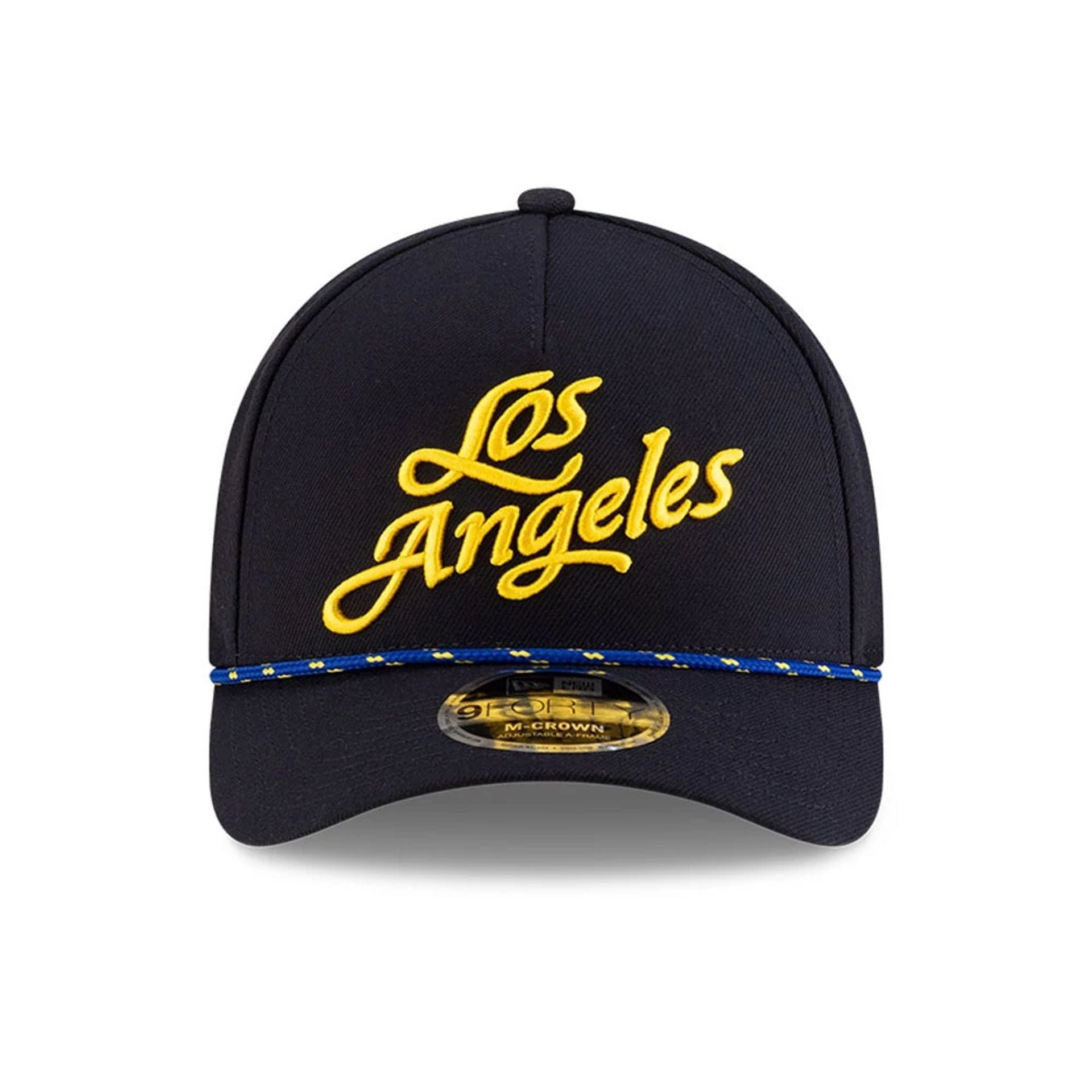 This is a LA Rams NFL Rivalry 2025 Dark Blue 9FORTY M-Crown A-Frame Adjustable Cap 3