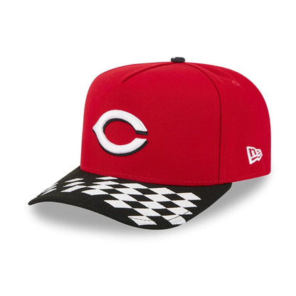 This is a Cincinnati Reds MLB Bristol 2025 Red 59FIFTY A-Frame Fitted Cap 4
