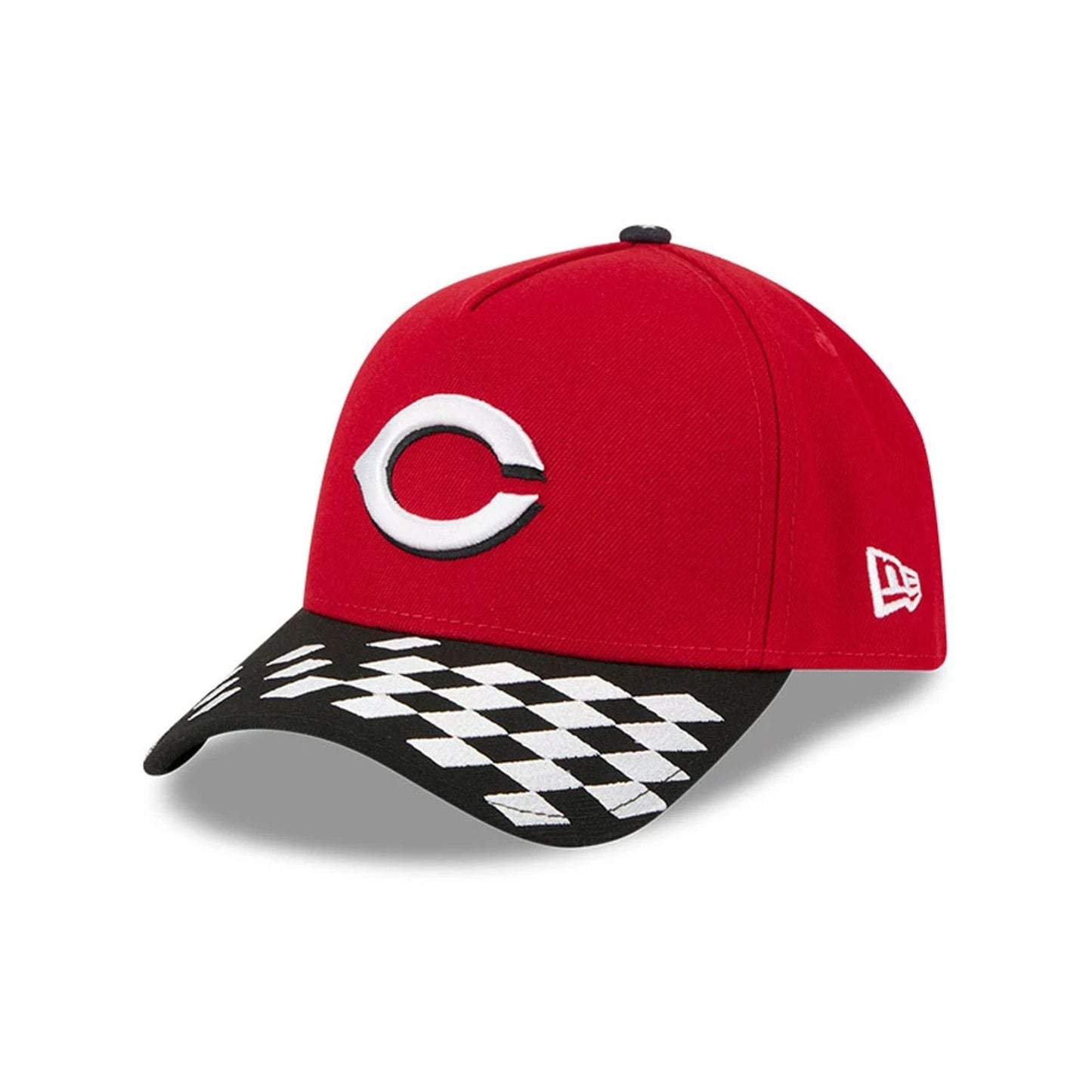 This is a Cincinnati Reds MLB Bristol 2025 Red 9FORTY A-Frame Adjustable Cap 4