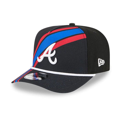 This is a Atlanta Braves MLB Bristol 2025 Black 9FIFTY A-Frame Snapback Adjustable Cap 4