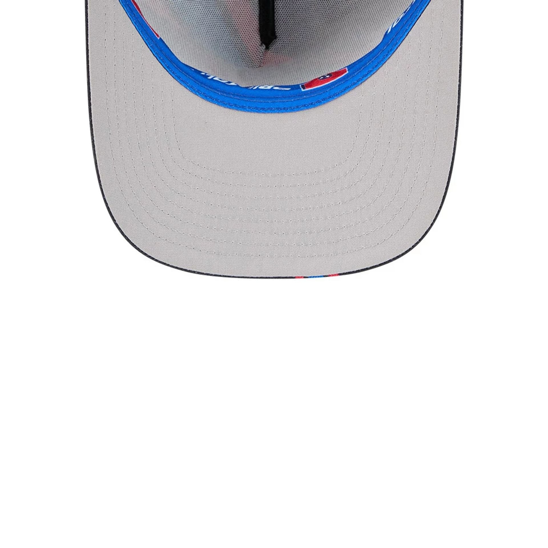 This is a MLB Multi Team MLB Bristol 2025 Black 9FIFTY A-Frame Snapback Adjustable Cap 2