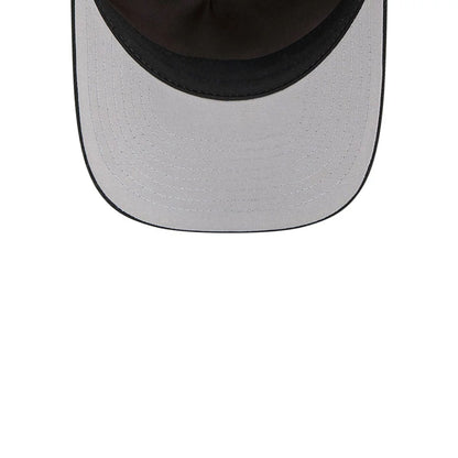 This is a Brooklyn Nets NBA Tip Off 2025 Black 9FORTY M-Crown A-Frame Adjustable Cap 2