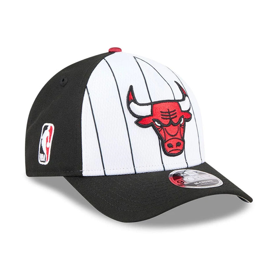 This is a Chicago Bulls NBA Tip Off 2025 Black 9FORTY M-Crown A-Frame Adjustable Cap 4