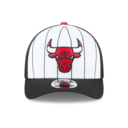 This is a Chicago Bulls NBA Tip Off 2025 Black 9FORTY M-Crown A-Frame Adjustable Cap 3