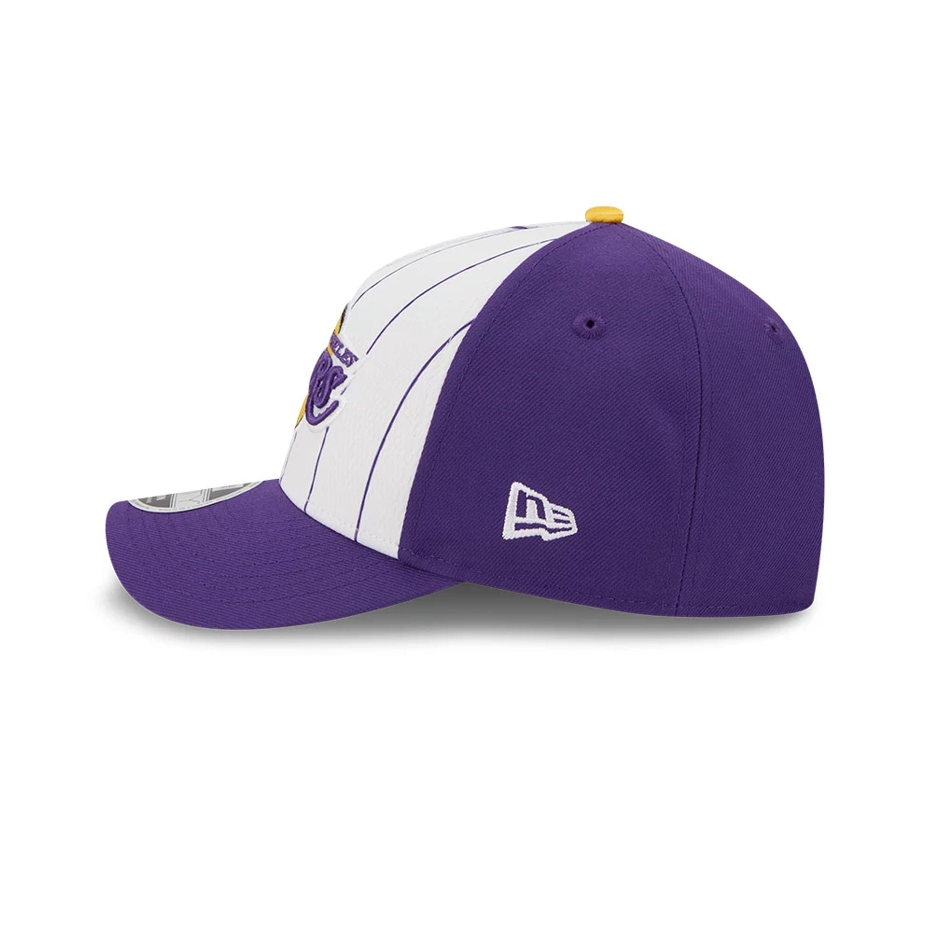 This is a LA Lakers NBA Tip Off 2025 Purple 9FORTY M-Crown A-Frame Adjustable Cap 5