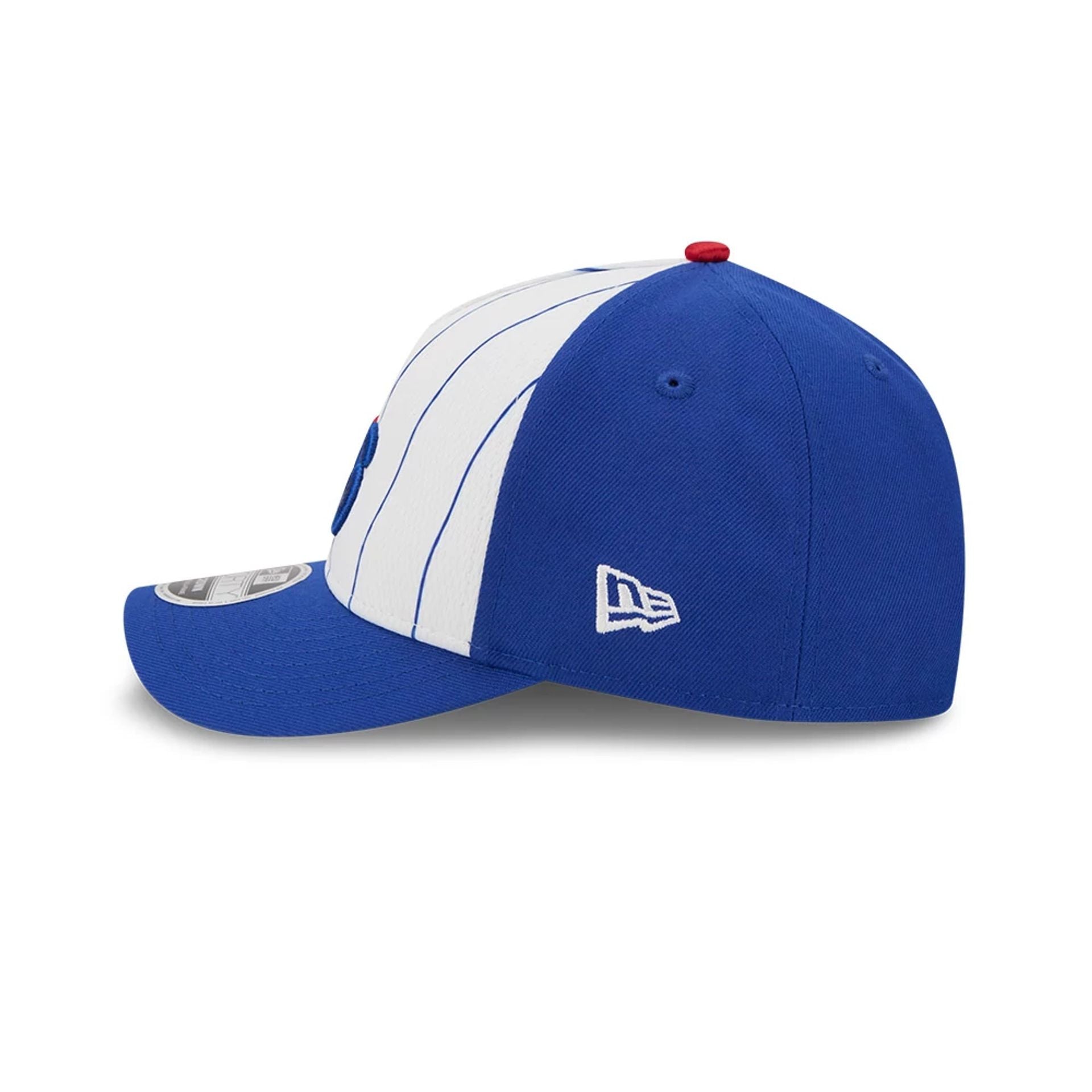 This is a Philadelphia 76ers NBA Tip Off 2025 Blue 9FORTY M-Crown A-Frame Adjustable Cap 7