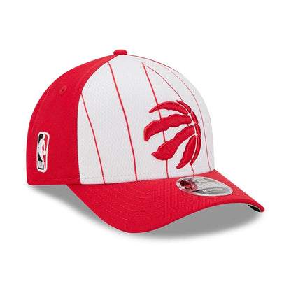 This is a Toronto Raptors NBA Tip Off 2025 Red 9FORTY M-Crown A-Frame Adjustable Cap 4