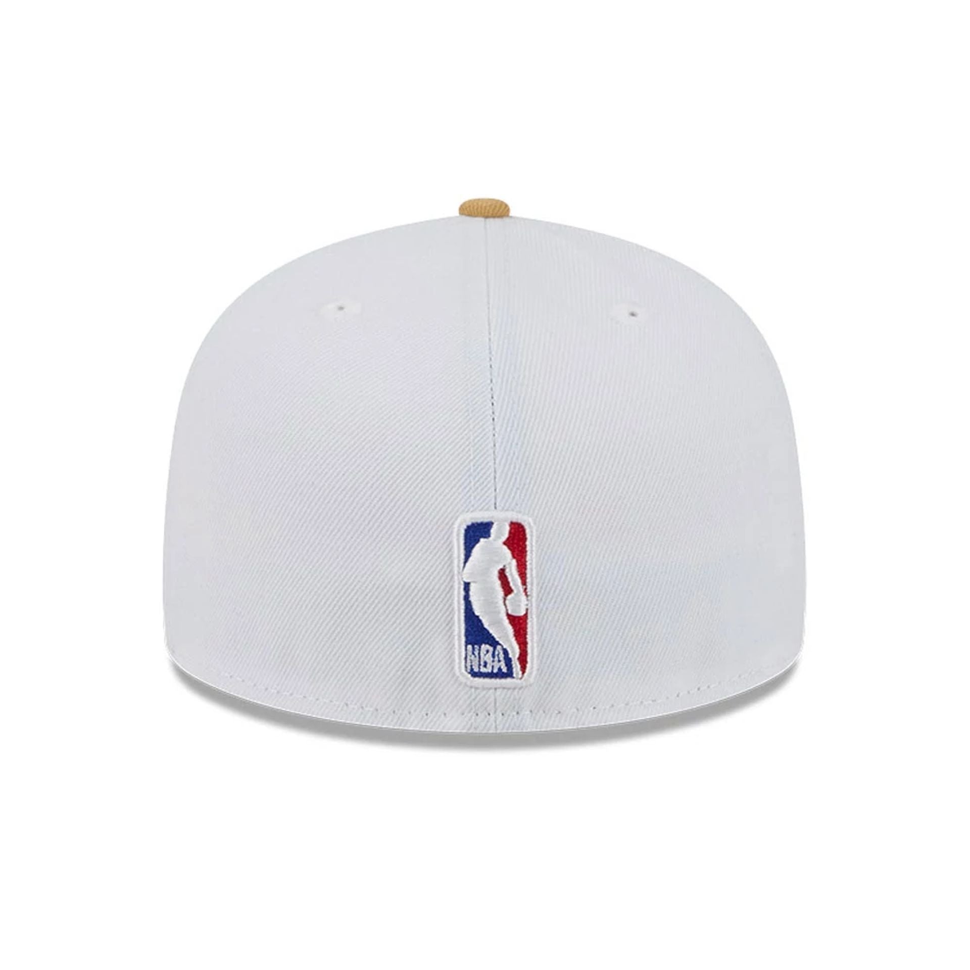 This is a Boston Celtics NBA City Edition White 59FIFTY Fitted Cap 5