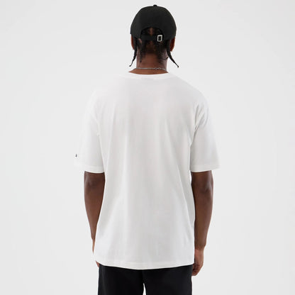 The Male model is wearing New York Yankees MLB Sport Classic White T-Shirt  2