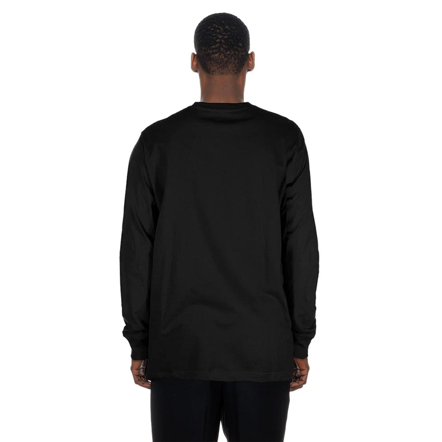 The Male model is wearing Las Vegas Raiders NFL Sport Classic Black Long Sleeve T-Shirt  2