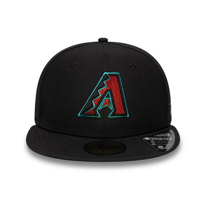This is a Arizona Diamondbacks MLB Gore-Tex Black 59FIFTY Fitted Cap 3