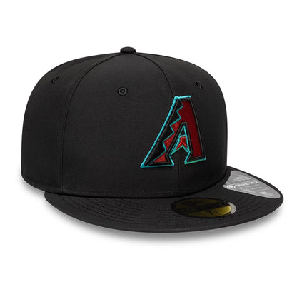 This is a Arizona Diamondbacks MLB Gore-Tex Black 59FIFTY Fitted Cap 4