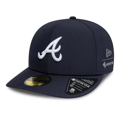 This is a Atlanta Braves MLB Gore-Tex Navy 59FIFTY Fitted Cap 1