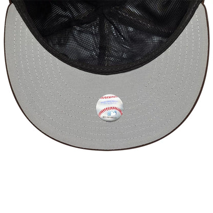 This is a San Diego Padres MLB Gore-Tex Dark Brown 59FIFTY Fitted Cap 2