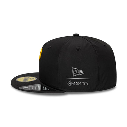 This is a Pittsburgh Pirates MLB Gore-Tex Black 59FIFTY Fitted Cap 5