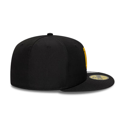 This is a Pittsburgh Pirates MLB Gore-Tex Black 59FIFTY Fitted Cap 6