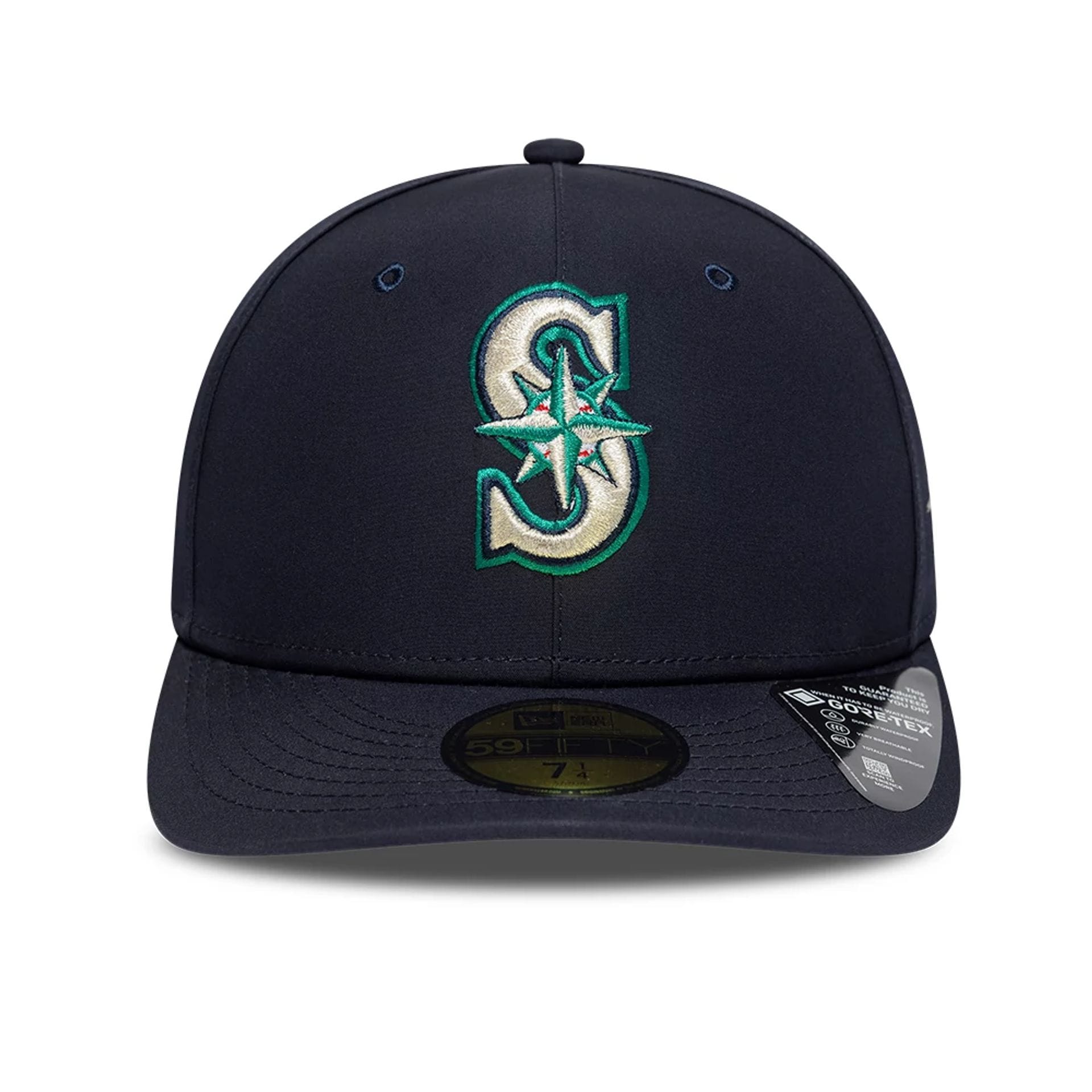 This is a Seattle Mariners MLB Gore-Tex Navy 59FIFTY Fitted Cap 3