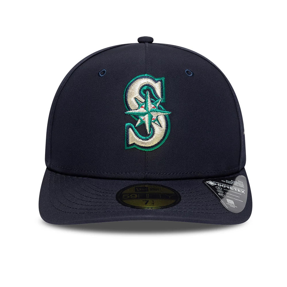 This is a Seattle Mariners MLB Gore-Tex Navy 59FIFTY Fitted Cap 3