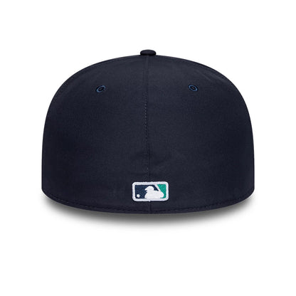 This is a Seattle Mariners MLB Gore-Tex Navy 59FIFTY Fitted Cap 7