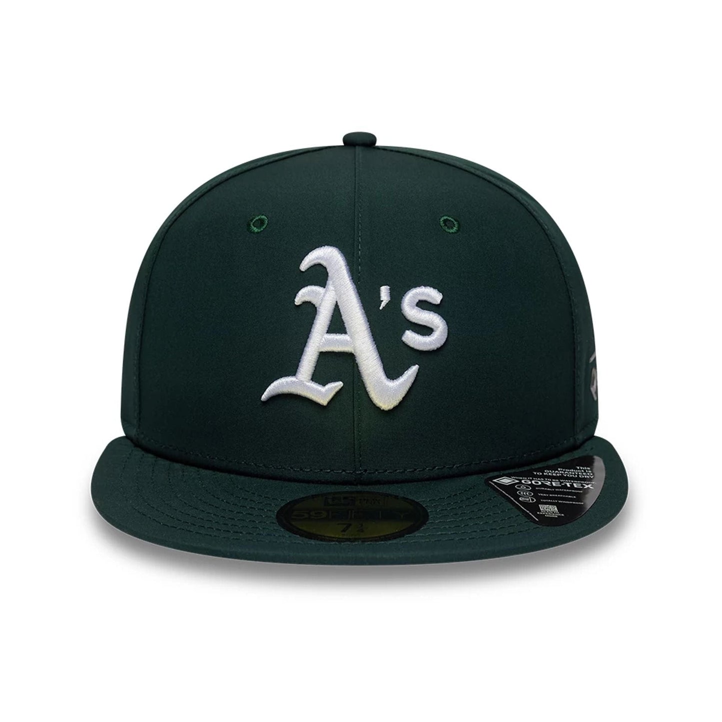 This is a Athletics MLB Gore-Tex Dark Green 59FIFTY Fitted Cap 3
