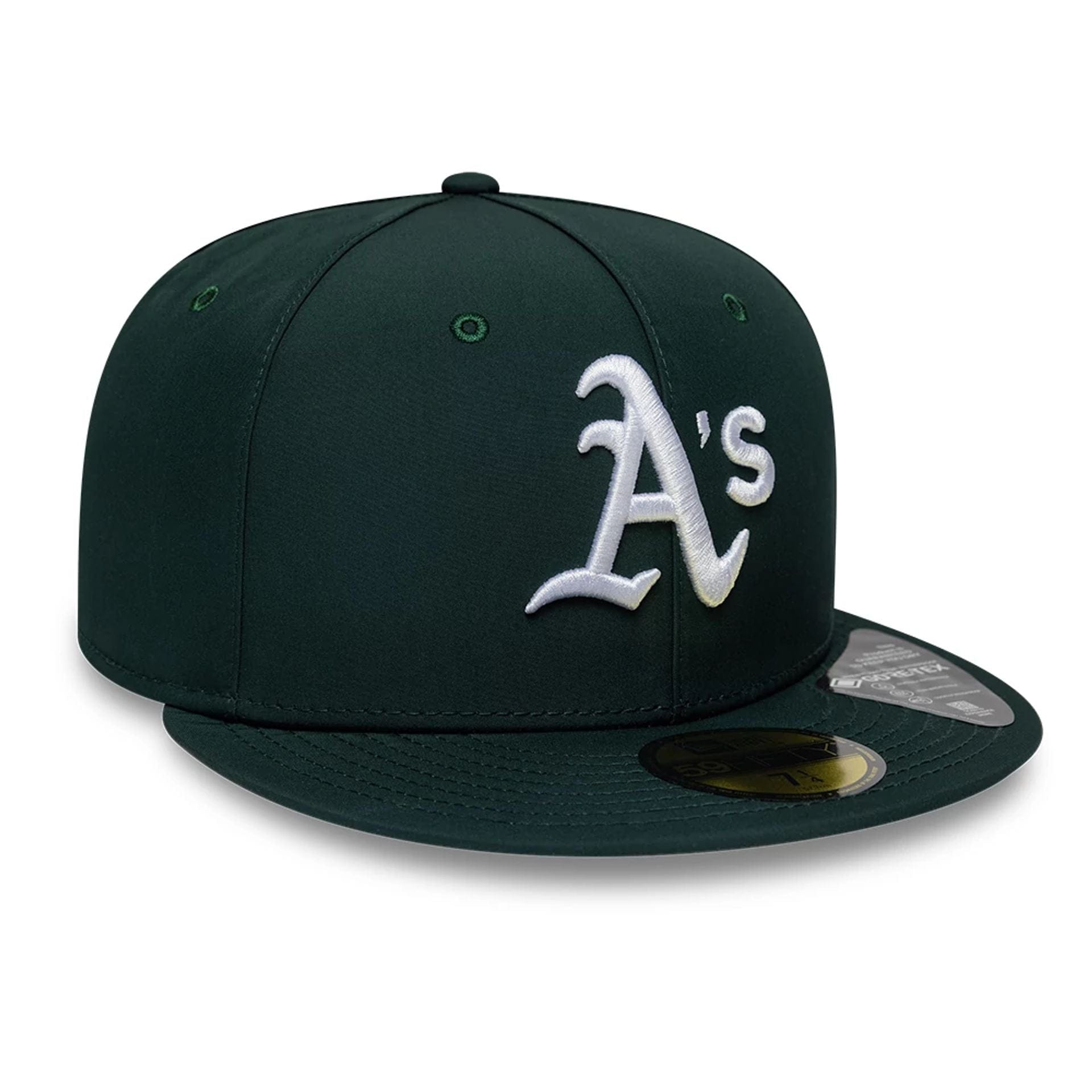 This is a Athletics MLB Gore-Tex Dark Green 59FIFTY Fitted Cap 4