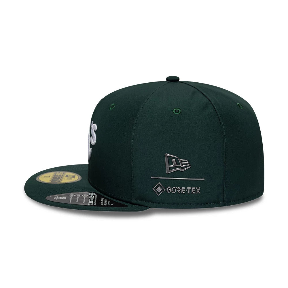 This is a Athletics MLB Gore-Tex Dark Green 59FIFTY Fitted Cap 5