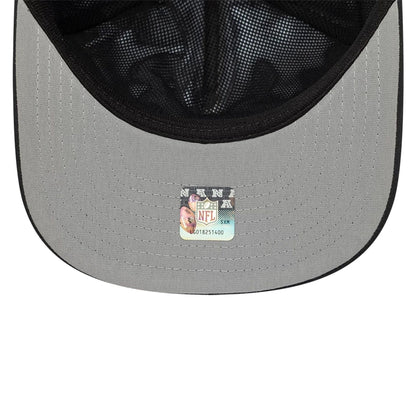 This is a Las Vegas Raiders NFL Gore-Tex Black 9FIFTY A-Frame Snapback Adjustable Cap 2