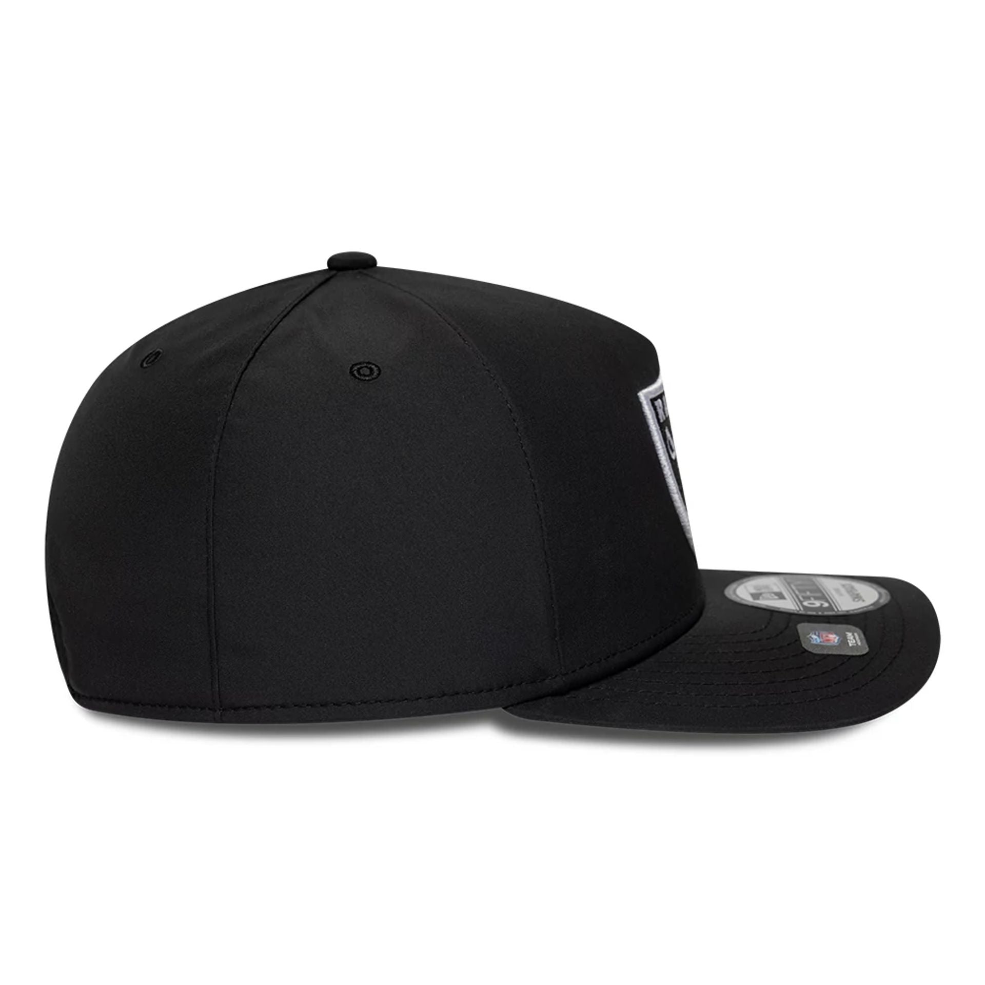 This is a Las Vegas Raiders NFL Gore-Tex Black 9FIFTY A-Frame Snapback Adjustable Cap 6
