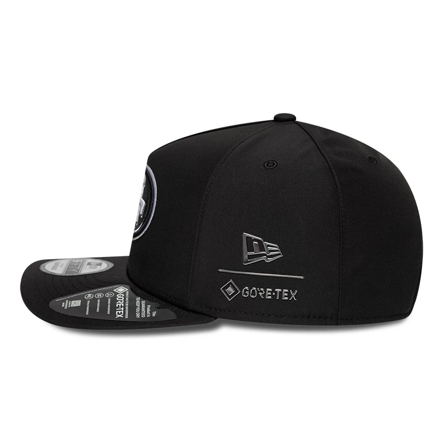 This is a San Francisco 49ers NFL Gore-Tex Black 9FIFTY A-Frame Snapback Adjustable Cap 4