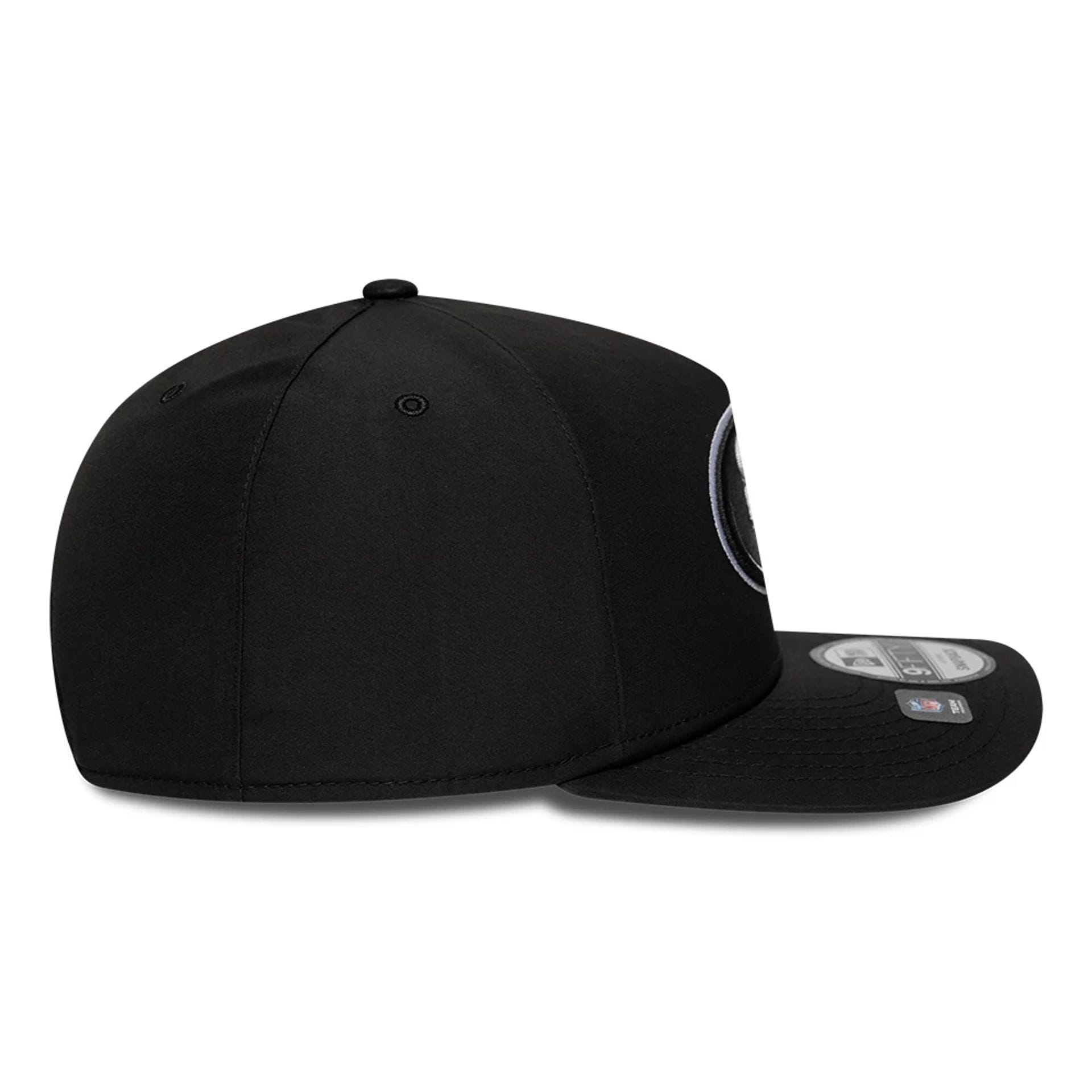 This is a San Francisco 49ers NFL Gore-Tex Black 9FIFTY A-Frame Snapback Adjustable Cap 6