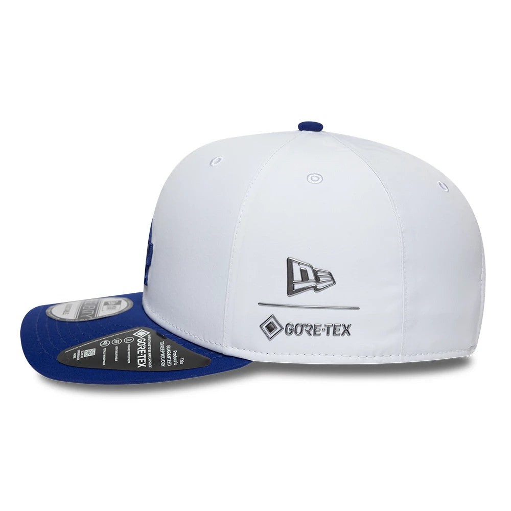This is a LA Dodgers MLB Gore-Tex Dark Blue 9SEVENTY Stretch Snap Adjustable Cap 6