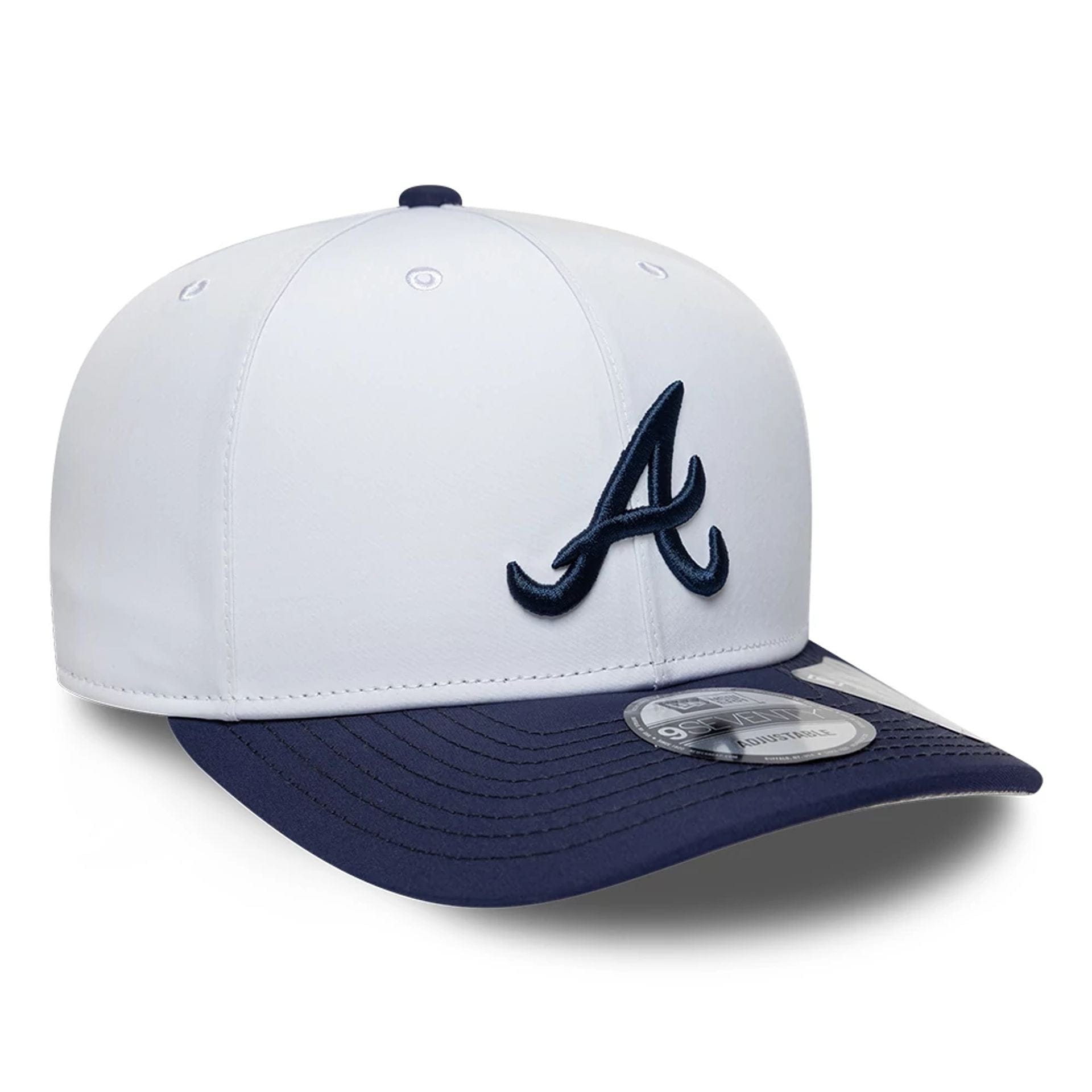 This is a Atlanta Braves MLB Gore-Tex Navy 9SEVENTY Stretch Snap Adjustable Cap 4