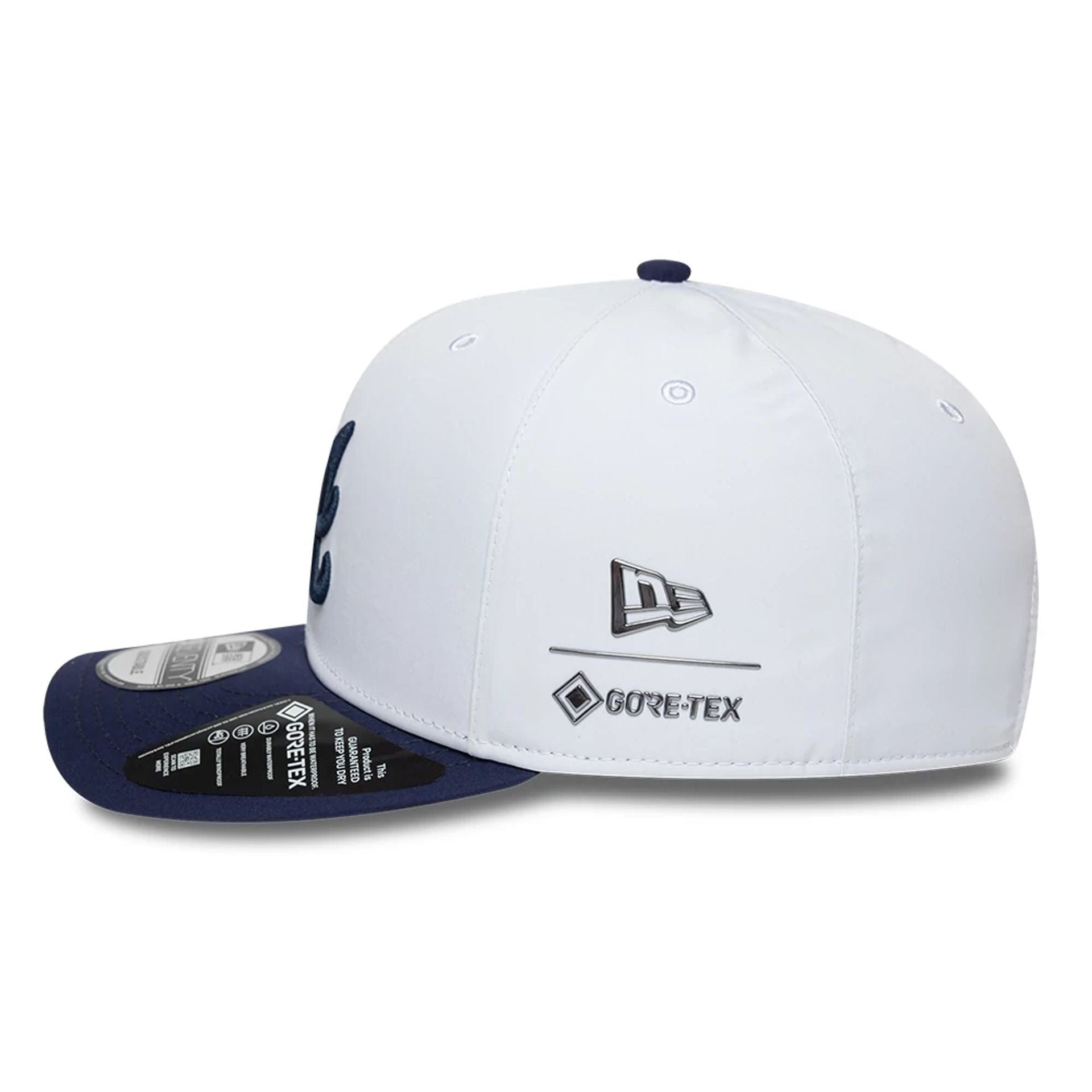 This is a Atlanta Braves MLB Gore-Tex Navy 9SEVENTY Stretch Snap Adjustable Cap 5