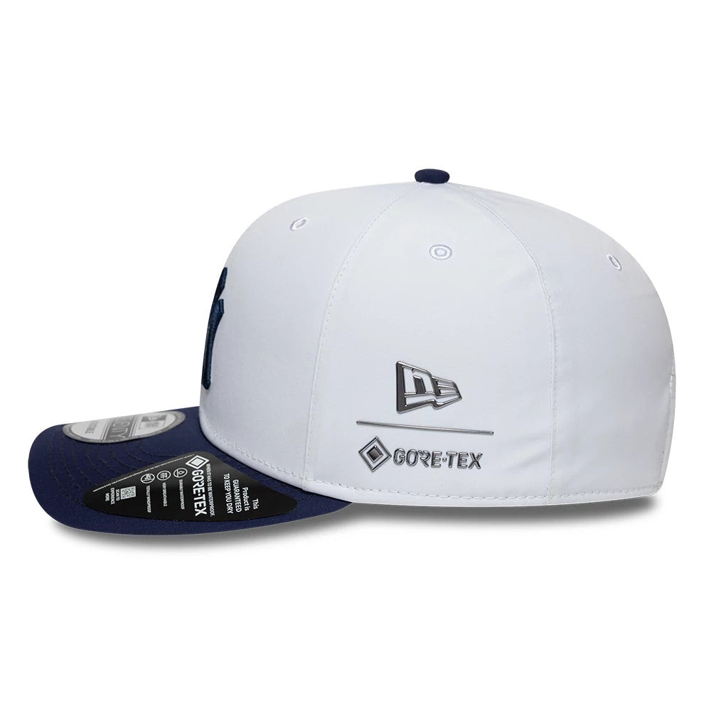 This is a New York Yankees MLB Gore-Tex White 9SEVENTY Stretch Snap Adjustable Cap 5