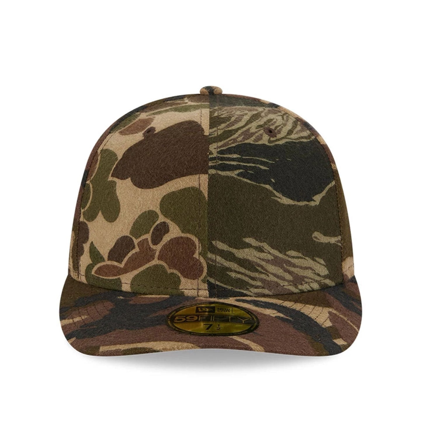 This is a Three Looms x New Era Woodland Camo 59FIFTY Fitted Cap 2