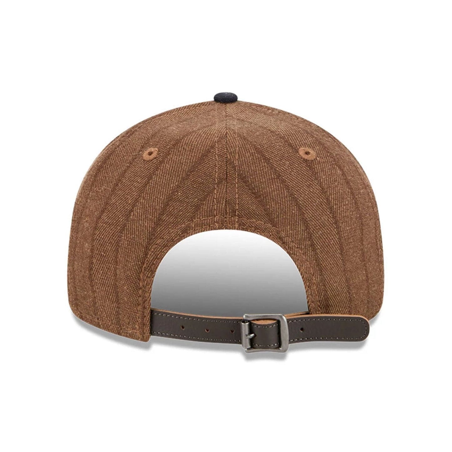 This is a Seattle Mariners Three Looms x MLB Wool Pinstripe Navy Retro Crown 9FIFTY Adjustable Cap 3