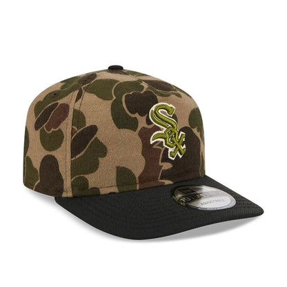 This is a Chicago White Sox Three Looms x MLB Wool Duck Camo 19TWENTY Adjustable Cap 4