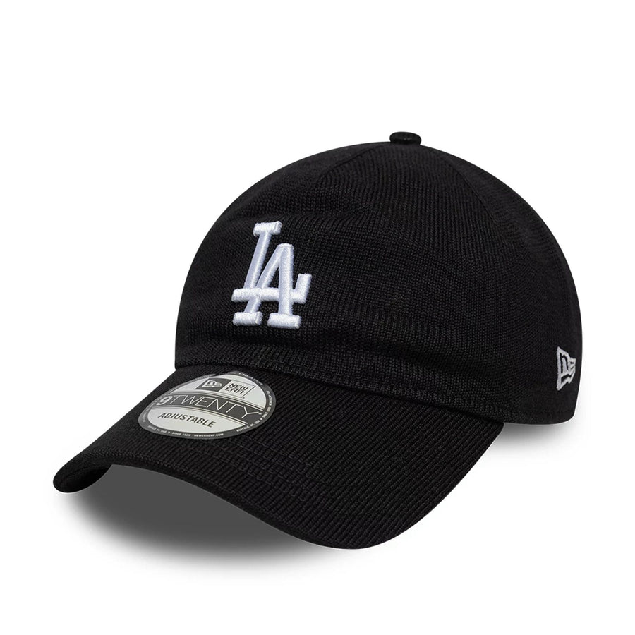 This is a LA Dodgers MLB Merino Wool Black 9TWENTY Adjustable Cap 1