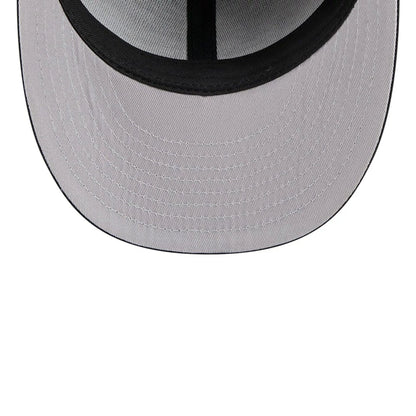 This is a LA Dodgers Three Looms x MLB Floral Cord Black Low Profile 59FIFTY Fitted Cap 2