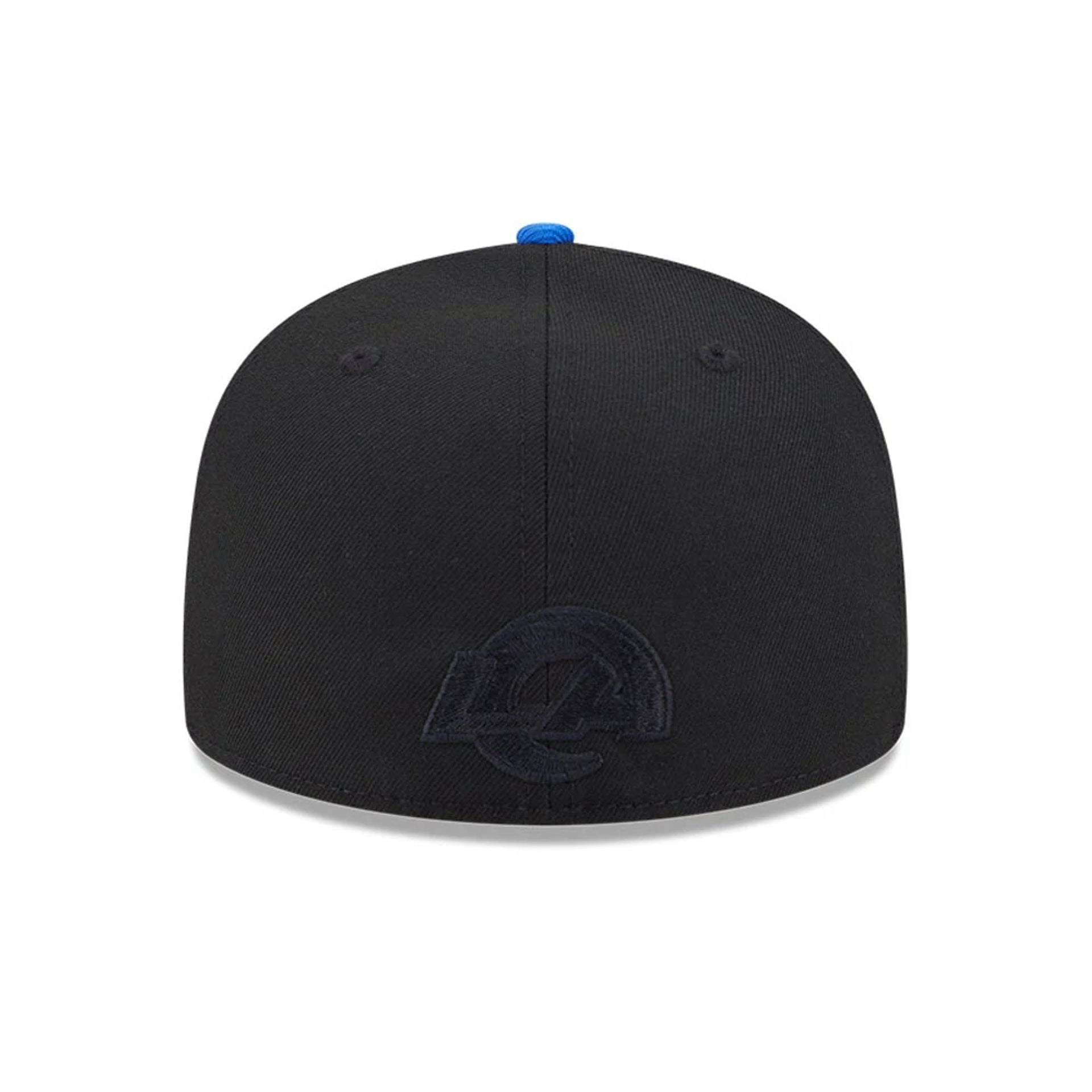 Pictured is this LA Rams NFL x Nickelodeon black 59FIFTY Fitted cap. 5