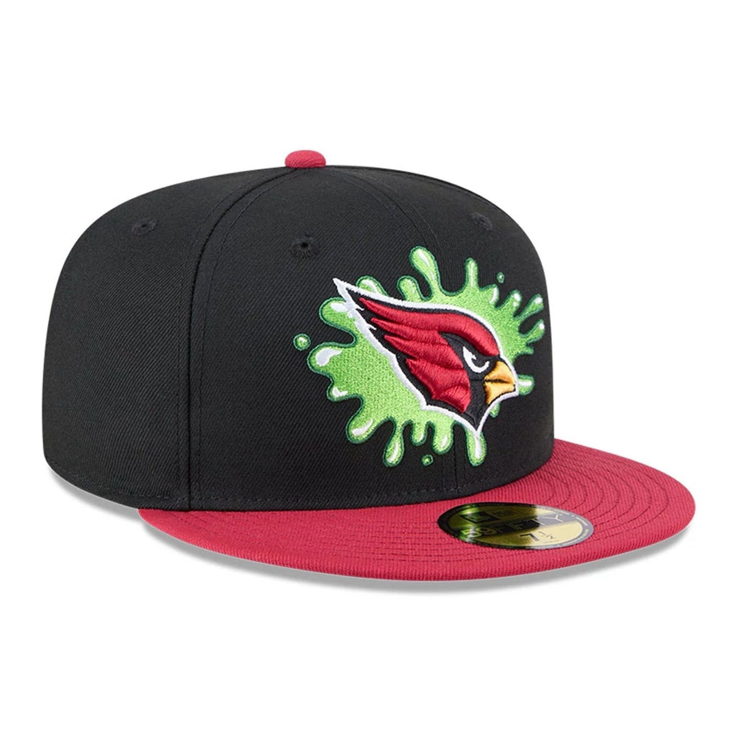 Pictured is this Arizona Cardinals NFL x Nickelodeon black 59FIFTY Fitted cap. 4