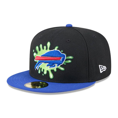 Pictured is this Buffalo Bills NFL x Nickelodeon black 59FIFTY Fitted cap. 1